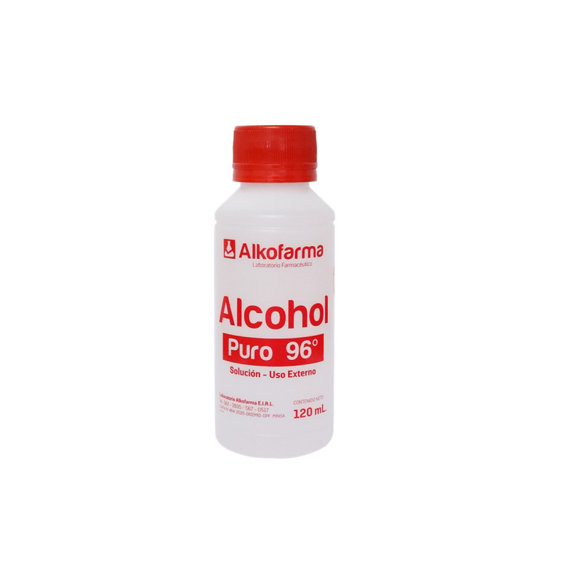 ALCOHOL PURO96 X 120ML