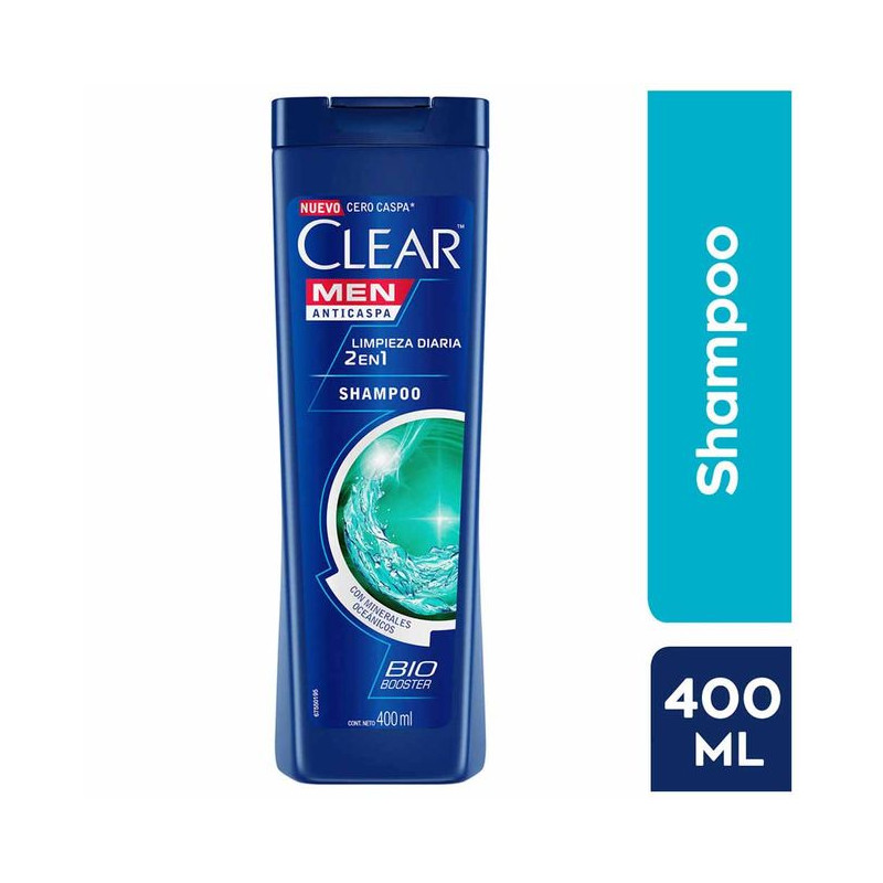 CLEAR SH HOMB. LIMPIEZA DIARIA X 400 ML UNILEVER