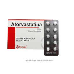 ATORVASTATINA 10MG TAB X CAJA10UND