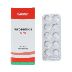 FUROSEMIDA 40 MG XCAJ100 TAB