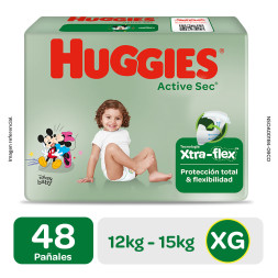 HUGGIES ACTIVE SEC XG X48 UND