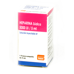 HEPARINA SODICA INY 5 ML...